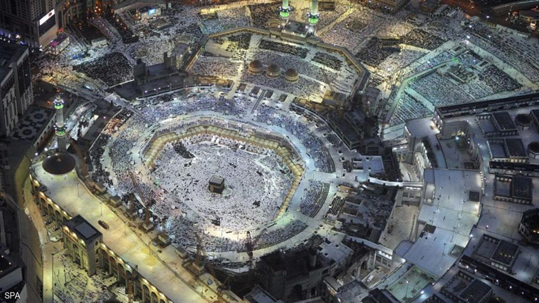 به‌ وێنه‌... مه‌ككه‌ی پیرۆز له‌ به‌رزایی 1000 مه‌تره‌وه‌
